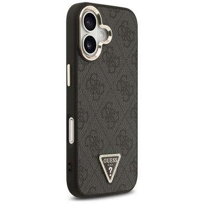 Futrola MagSafe za Apple iPhone 17, Guess, 4G Triangle Diamond Logo, Crna