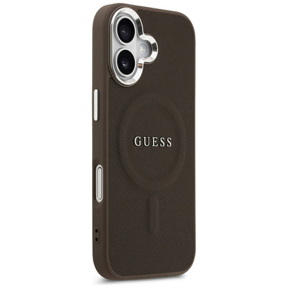 Futrola MagSafe za Apple iPhone 17, Guess, Classic Logo, Braon