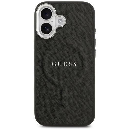 Futrola MagSafe za Apple iPhone 17, Guess, Classic Logo, Crna