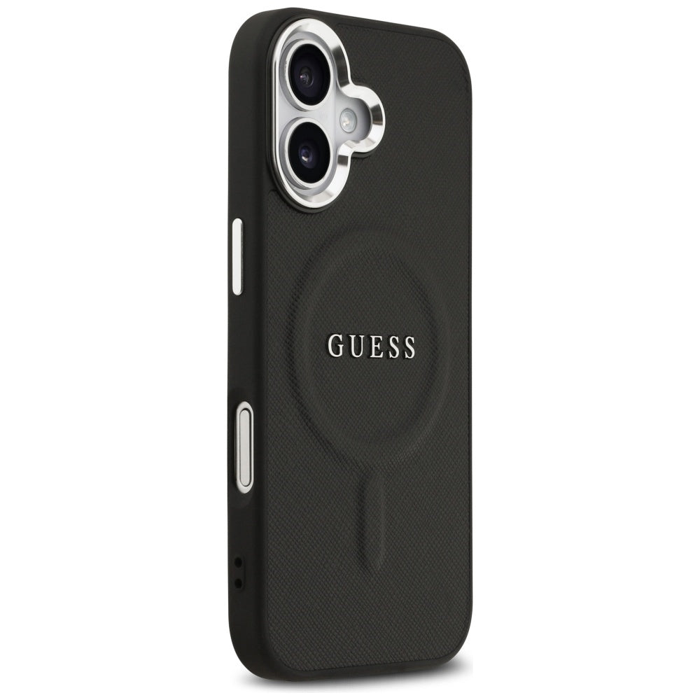 Futrola MagSafe za Apple iPhone 17, Guess, Classic Logo, Crna