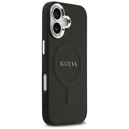 Futrola MagSafe za Apple iPhone 17, Guess, Classic Logo, Crna