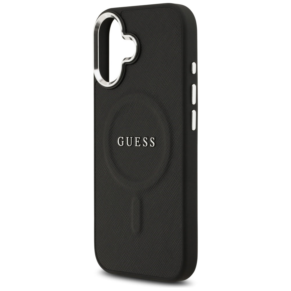Futrola MagSafe za Apple iPhone 17, Guess, Classic Logo, Crna