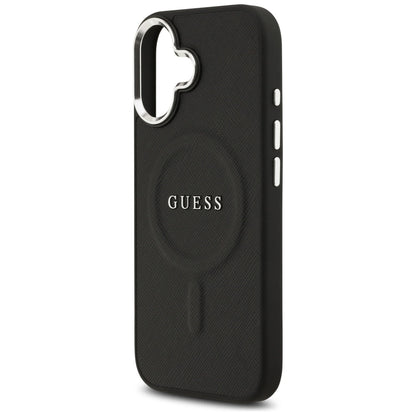 Futrola MagSafe za Apple iPhone 17, Guess, Classic Logo, Crna