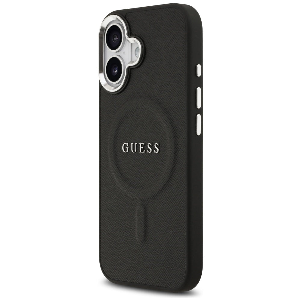 Futrola MagSafe za Apple iPhone 17, Guess, Classic Logo, Crna