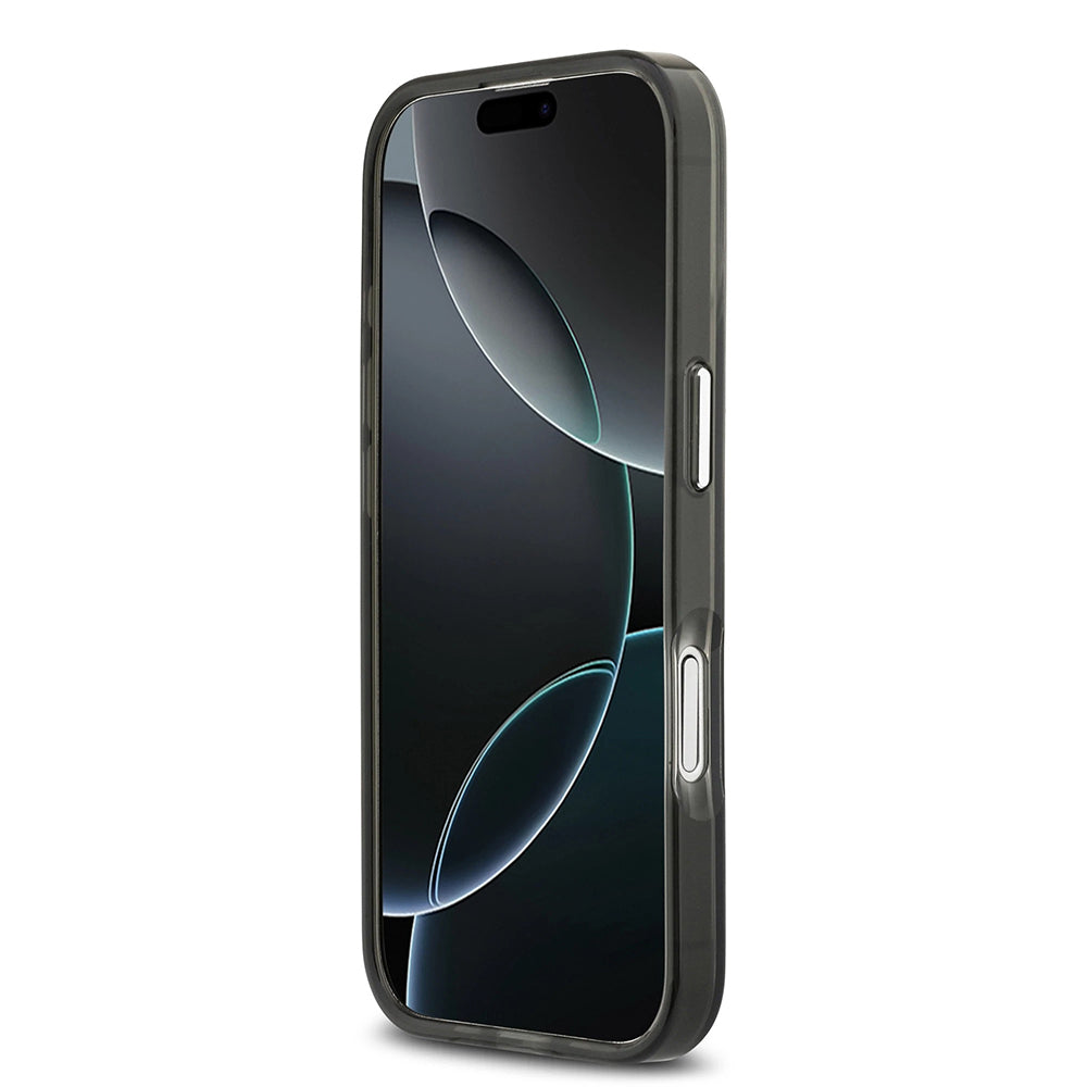 Futrola MagSafe za Apple iPhone 17, Guess, IML Gradient Triangle Logo, Crna