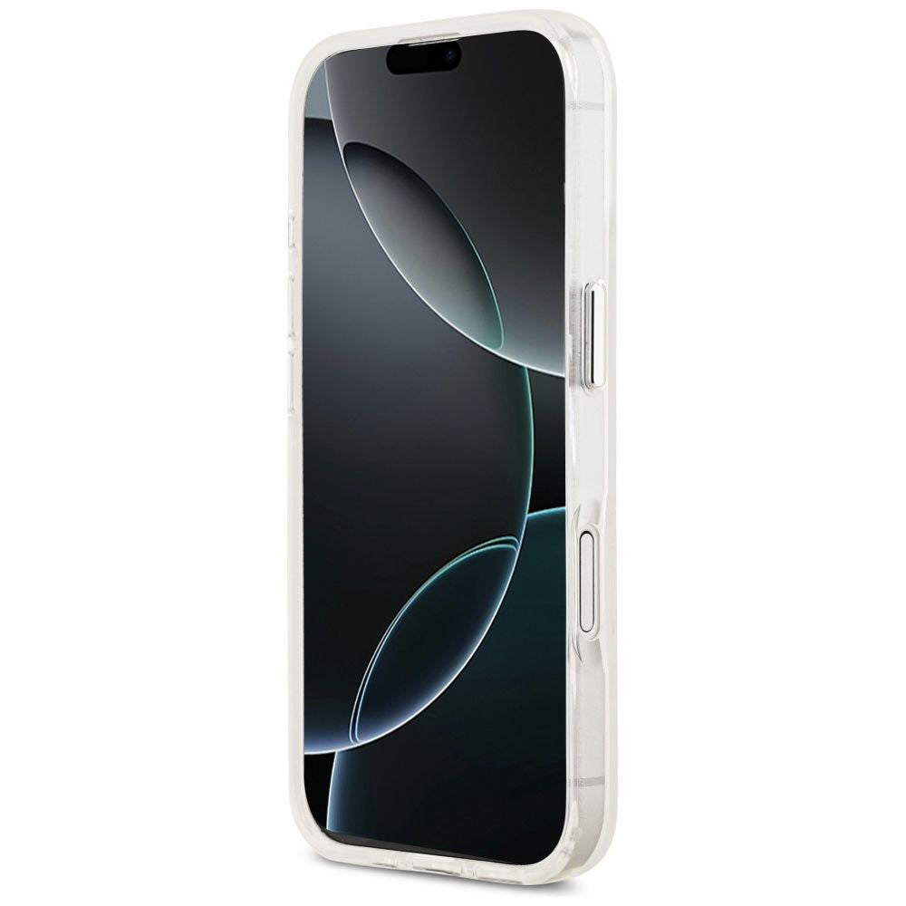 Futrola MagSafe za Apple iPhone 17, Guess, IML Gradient Triangle Logo, Transparentna