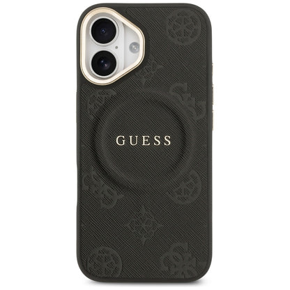 Futrola MagSafe za Apple iPhone 17, Guess, Peony Hot Stamp, Crna