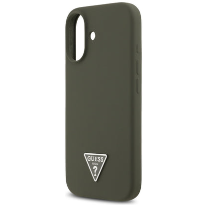 Futrola MagSafe za Apple iPhone 17, Guess, Triangle Logo, Kaki