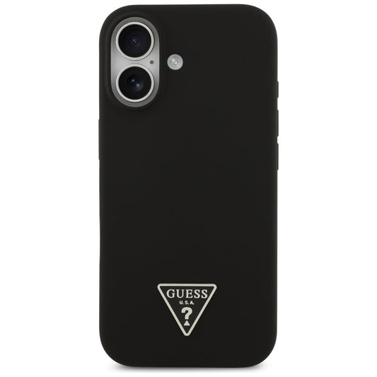 Futrola MagSafe za Apple iPhone 17, Guess, Triangle Logo, Crna