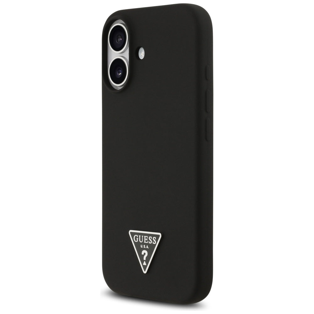 Futrola MagSafe za Apple iPhone 17, Guess, Triangle Logo, Crna