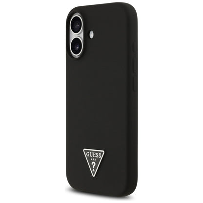 Futrola MagSafe za Apple iPhone 17, Guess, Triangle Logo, Crna