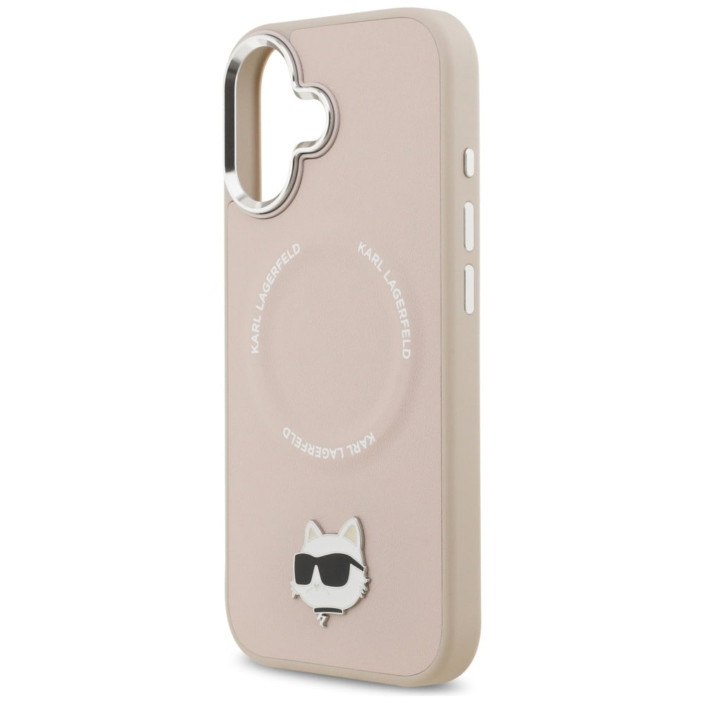Futrola MagSafe za Apple iPhone 17, Karl Lagerfeld, Choupette Pin, Roze