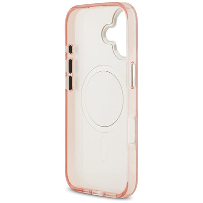 Futrola MagSafe za Apple iPhone 17, Karl Lagerfeld, IML Aquarelle Logo Choupette, Roze
