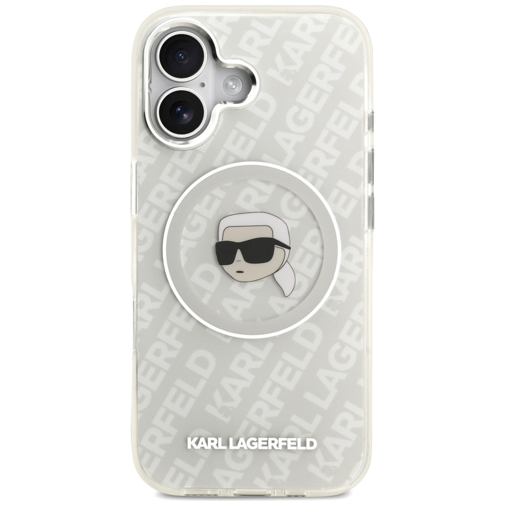 Futrola MagSafe za Apple iPhone 17, Karl Lagerfeld, IML Karl`s Head, Siva