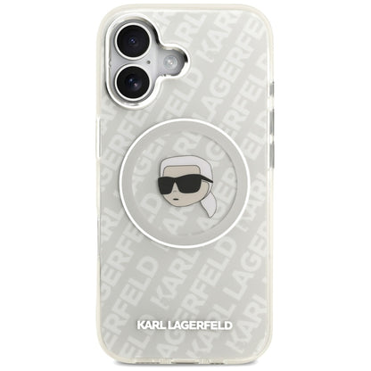 Futrola MagSafe za Apple iPhone 17, Karl Lagerfeld, IML Karl`s Head, Siva