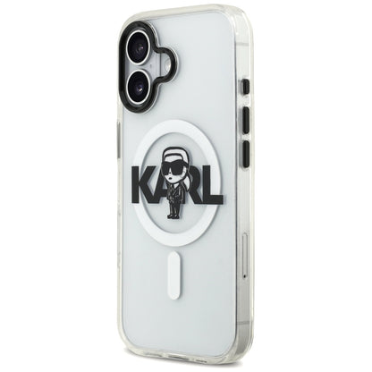 Futrola MagSafe za Apple iPhone 17, Karl Lagerfeld, IML Sketch Logo Karl, Providna