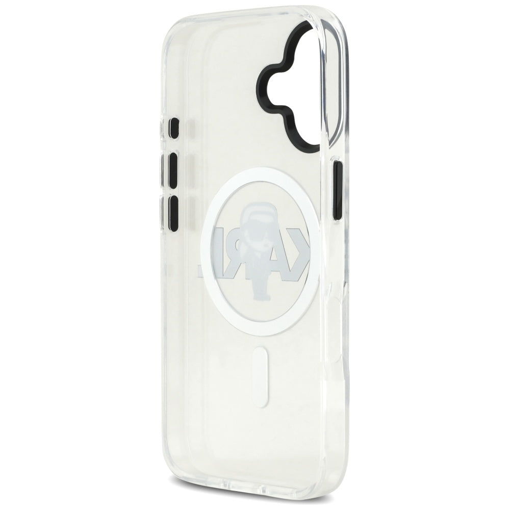 Futrola MagSafe za Apple iPhone 17, Karl Lagerfeld, IML Sketch Logo Karl, Providna