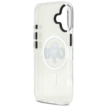 Futrola MagSafe za Apple iPhone 17, Karl Lagerfeld, IML Sketch Logo Karl, Providna