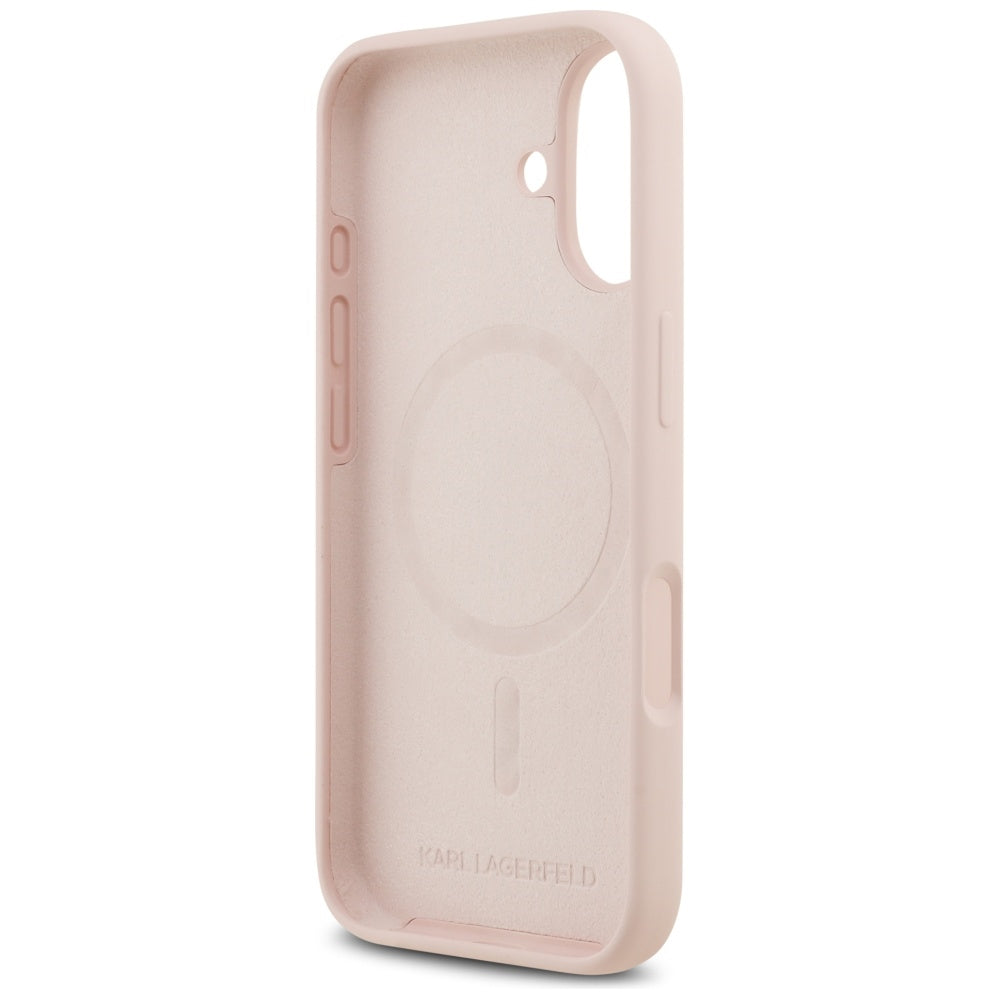 Futrola MagSafe za Apple iPhone 17, Karl Lagerfeld, Ring Karl & Choupette, Roze