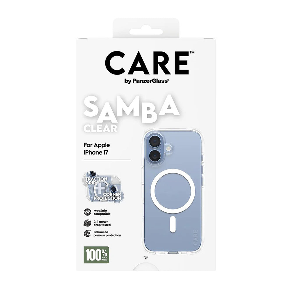 Futrola MagSafe za Apple iPhone 17, PanzerGlass, Care Fashionable, Transparentna Bela