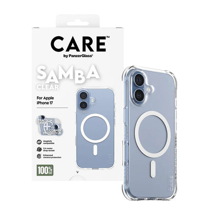 Futrola MagSafe za Apple iPhone 17, PanzerGlass, Care Fashionable, Transparentna Bela