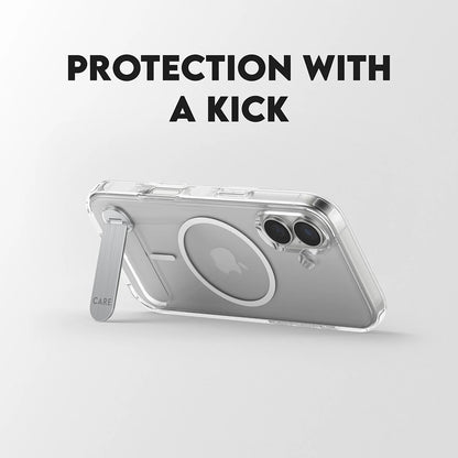 Futrola MagSafe za Apple iPhone 17, PanzerGlass, sa karakteristikom postolja, Transparentna