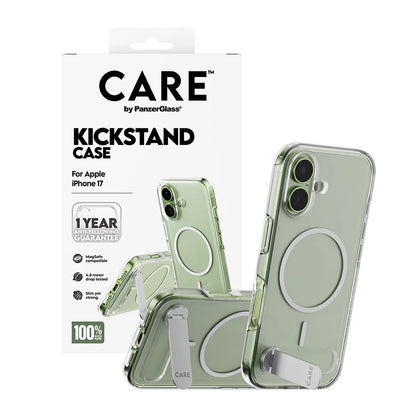 Futrola MagSafe za Apple iPhone 17, PanzerGlass, sa karakteristikom postolja, Transparentna