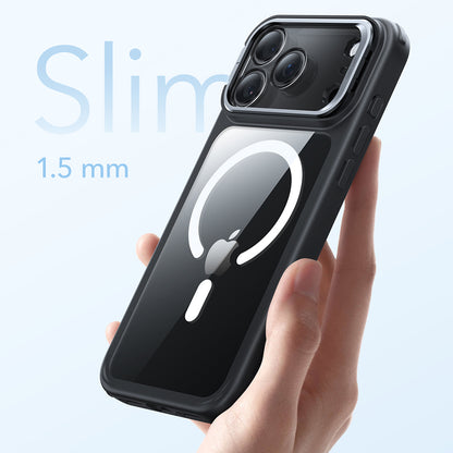 Futrola MagSafe za Apple iPhone 17 Pro, ESR, Classic Hybrid Kickstand, Crna Transparentna
