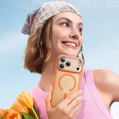 Husa MagSafe za Apple iPhone 17 Pro, ESR, Classic Hybrid Kickstand Slide, Satinirana Narandžasta