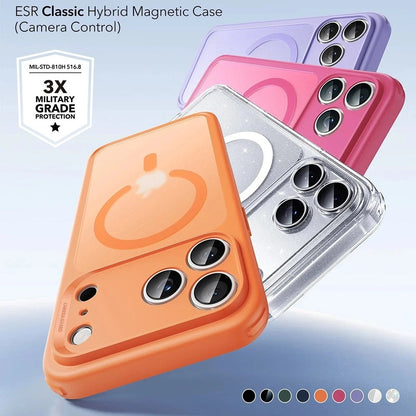 Husa MagSafe za Apple iPhone 17 Pro, ESR, Classic Hybrid, Satinirana Narandžasta