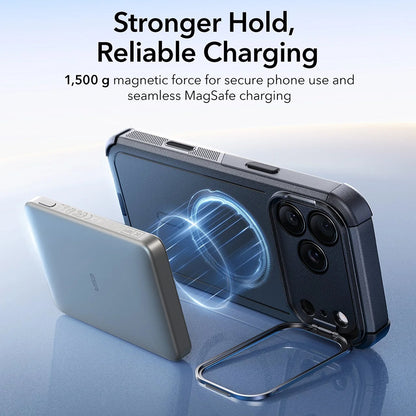 Futrola MagSafe za Apple iPhone 17 Pro, ESR, Cyber Armor Kickstand, Crna