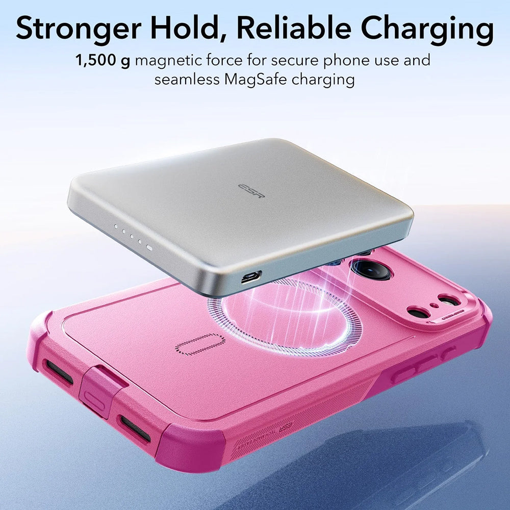 Futrola MagSafe za Apple iPhone 17 Pro, ESR, Cyber, Roze