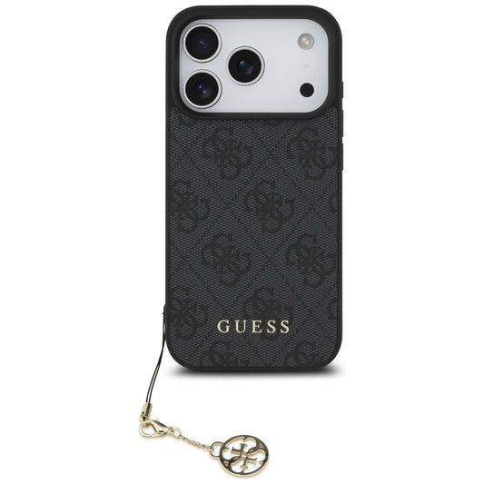 Futrola MagSafe za Apple iPhone 17 Pro, Guess, 4G Charm Cradle, Crna