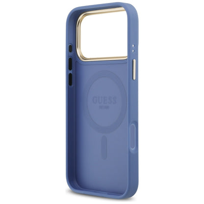 Futrola MagSafe za Apple iPhone 17 Pro, Guess, 4G Classic, Plava