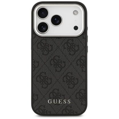 Futrola MagSafe za Apple iPhone 17 Pro, Guess, 4G Classic Logo, Crna