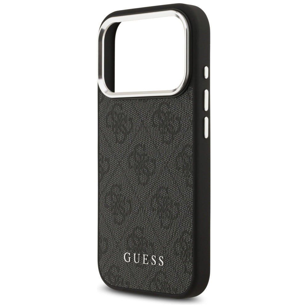 Futrola MagSafe za Apple iPhone 17 Pro, Guess, 4G Classic Logo, Crna
