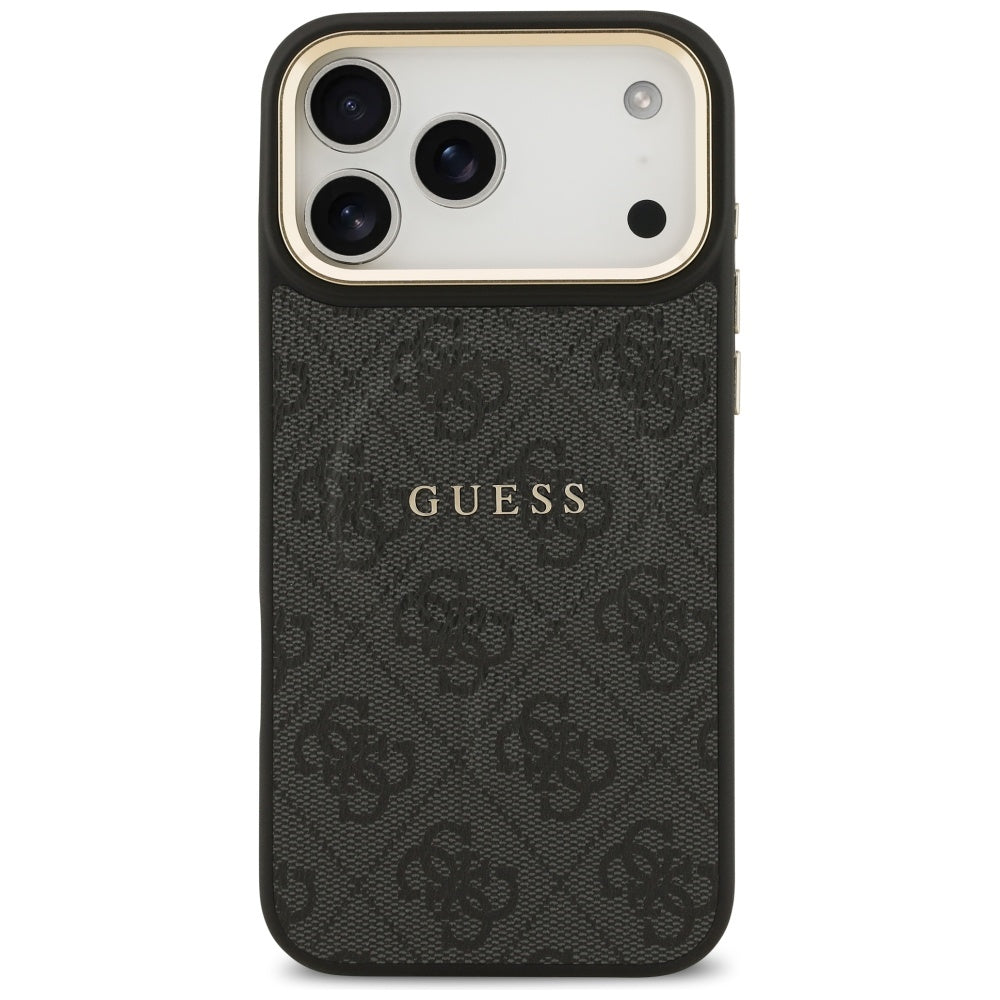 Futrola MagSafe za Apple iPhone 17 Pro, Guess, 4G Classic, Crna