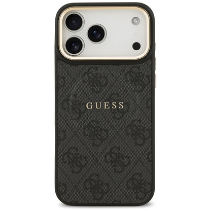 Futrola MagSafe za Apple iPhone 17 Pro, Guess, 4G Classic, Crna