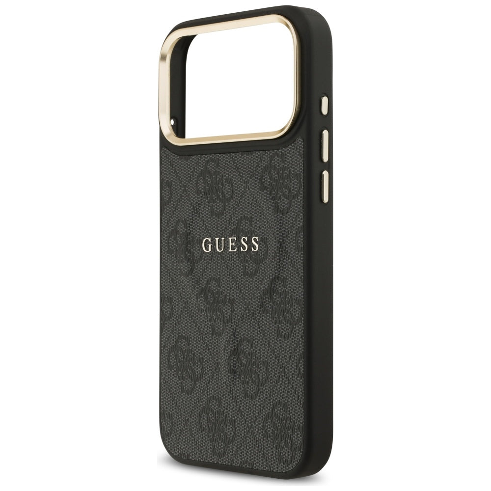 Futrola MagSafe za Apple iPhone 17 Pro, Guess, 4G Classic, Crna
