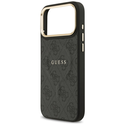 Futrola MagSafe za Apple iPhone 17 Pro, Guess, 4G Classic, Crna