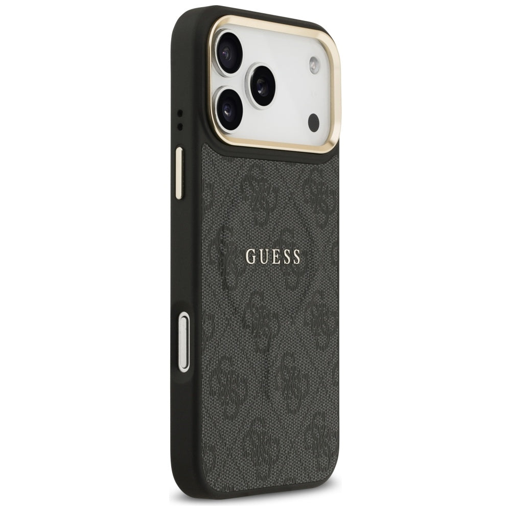 Futrola MagSafe za Apple iPhone 17 Pro, Guess, 4G Classic, Crna