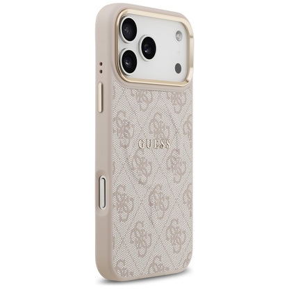 Futrola MagSafe za Apple iPhone 17 Pro, Guess, 4G Classic, Roze