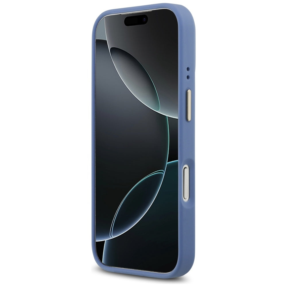 Futrola MagSafe za Apple iPhone 17 Pro, Guess, 4G Strass Logo, Plava