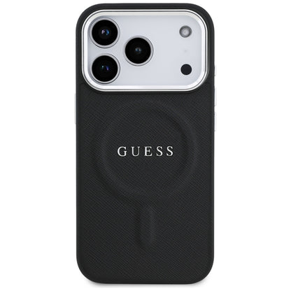 Futrola MagSafe za Apple iPhone 17 Pro, Guess, Classic Logo, Crna