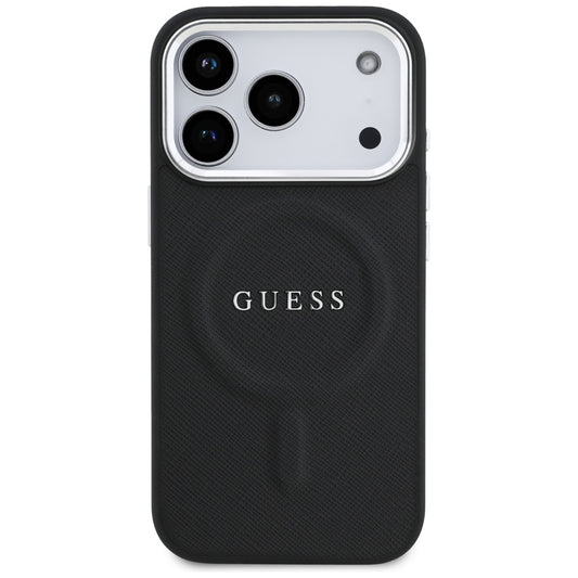 Futrola MagSafe za Apple iPhone 17 Pro, Guess, Classic Logo, Crna