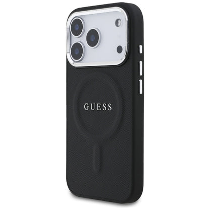 Futrola MagSafe za Apple iPhone 17 Pro, Guess, Classic Logo, Crna