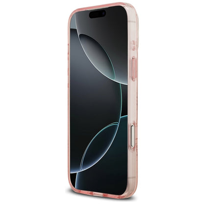 Futrola MagSafe za Apple iPhone 17 Pro, Guess, IML 4G Background, Roze