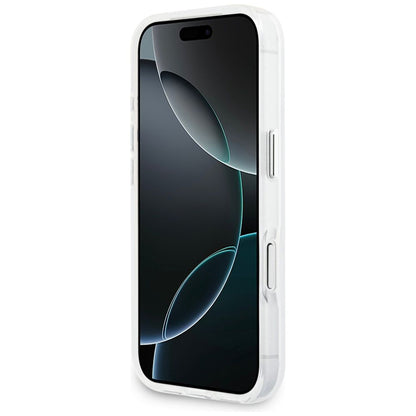 Futrola MagSafe za Apple iPhone 17 Pro, Guess, IML Gradient Triangle Logo, Transparentna