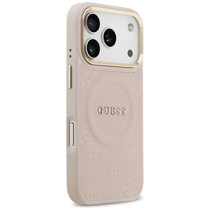 MagSafe futrola za Apple iPhone 17 Pro, Guess, Peony Hot Stamp, Roze