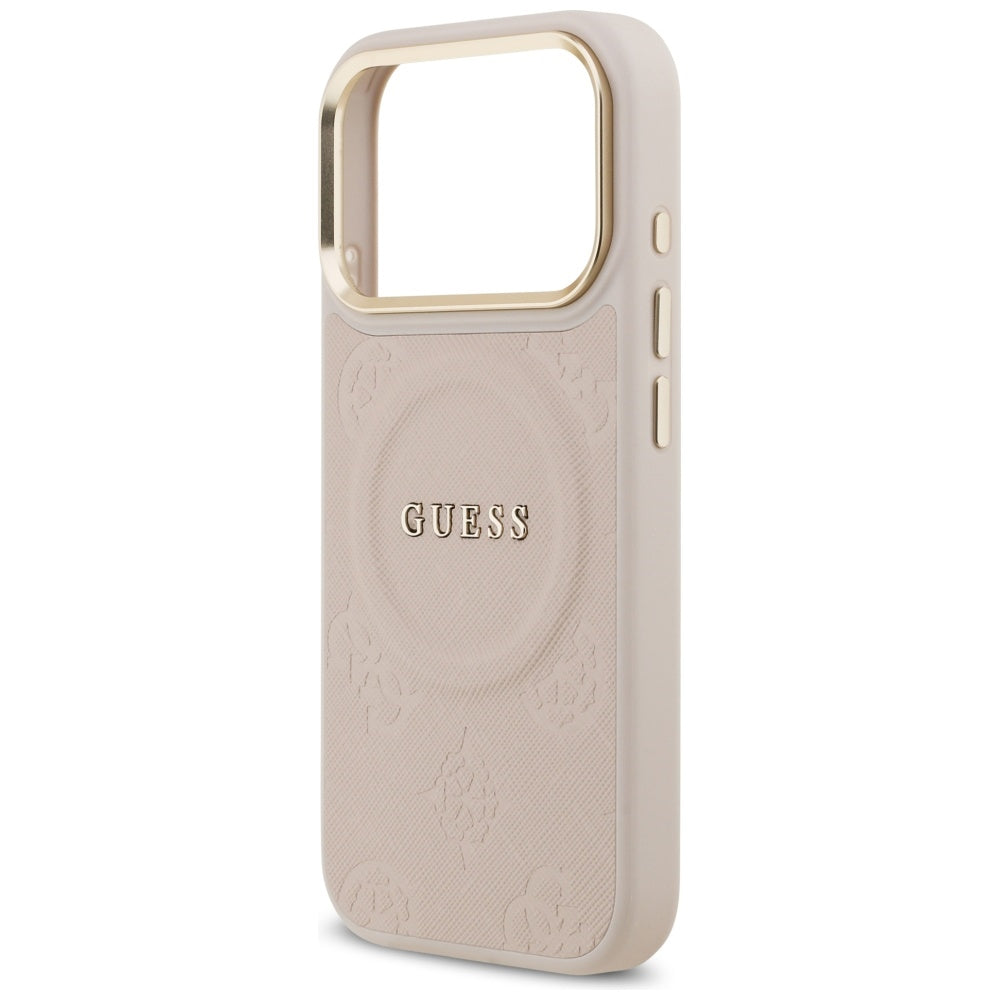MagSafe futrola za Apple iPhone 17 Pro, Guess, Peony Hot Stamp, Roze